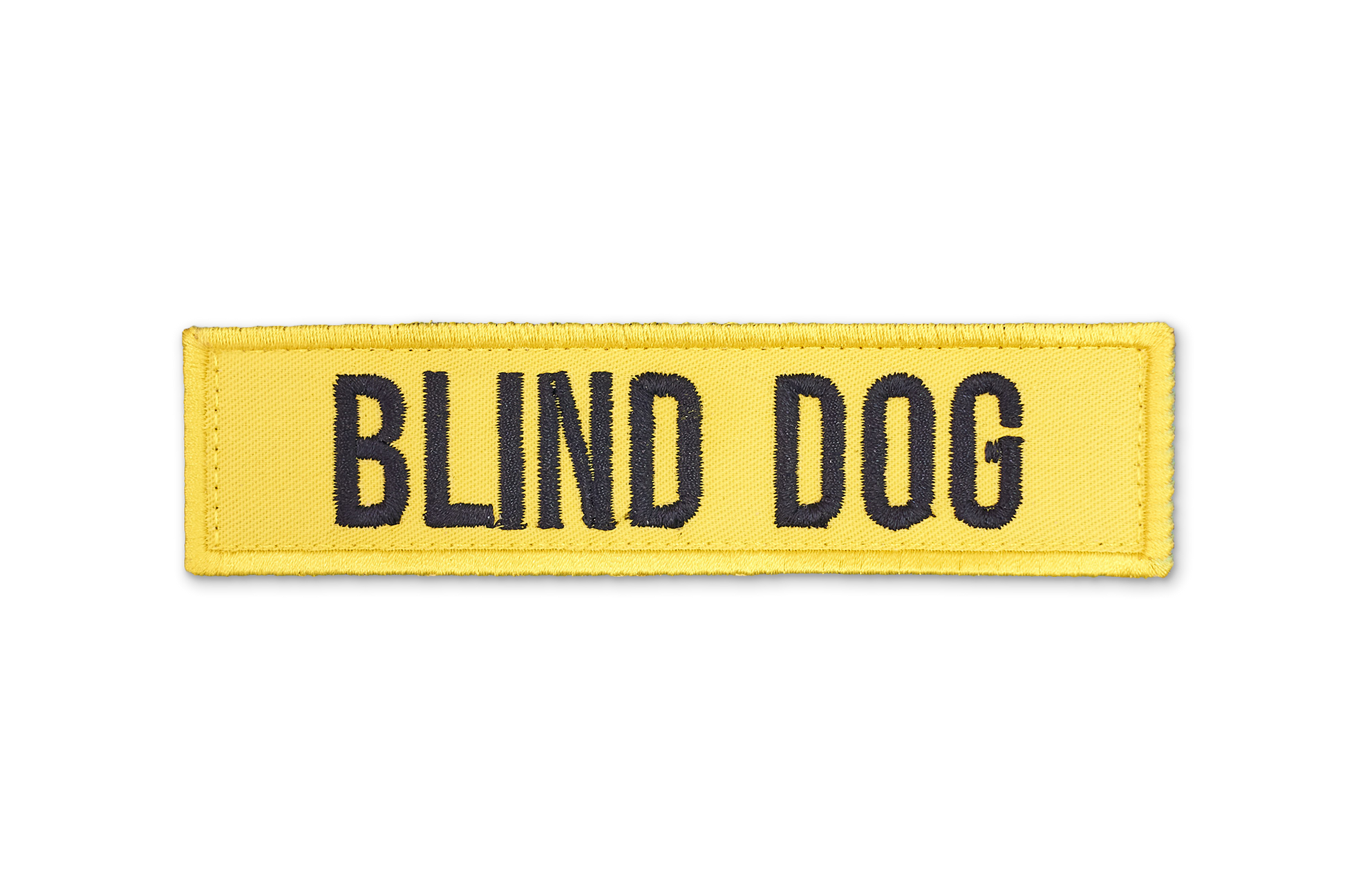 Blind Dog EmbroideYellow Patch - Yellow.