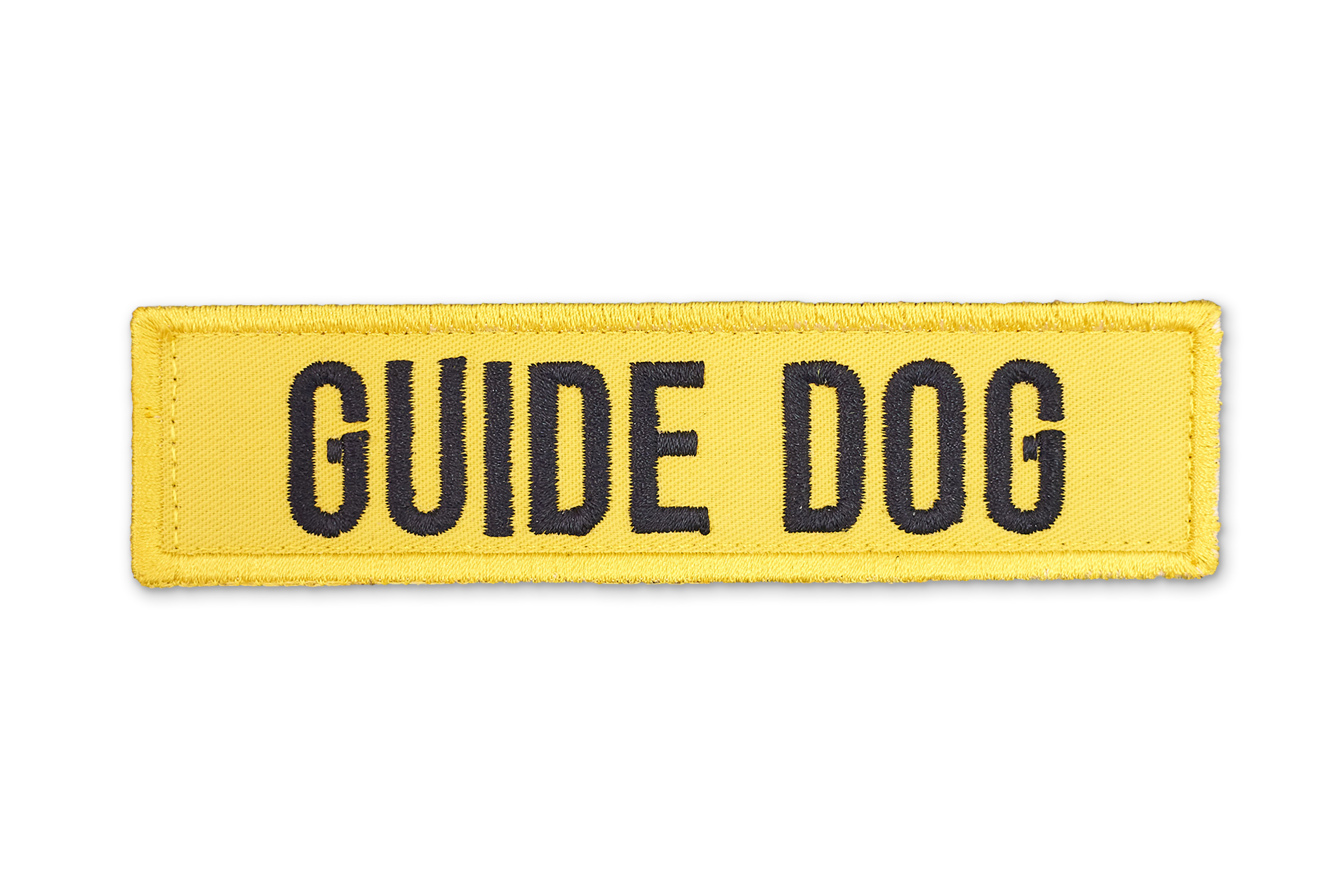 Guide Dog EmbroideYellow Patch - Yellow.