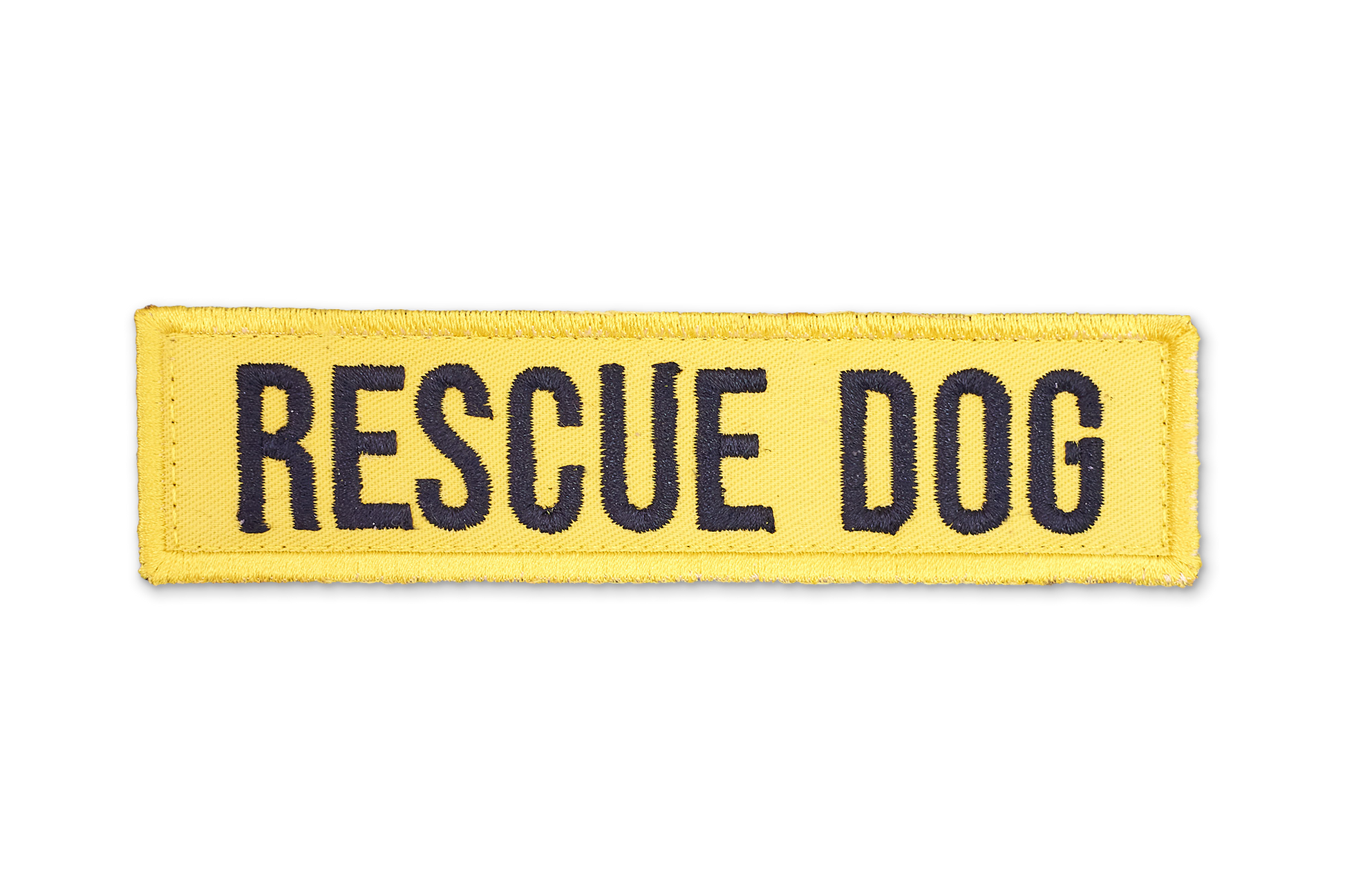 Rescue Dog EmbroideYellow Patch - Yellow.