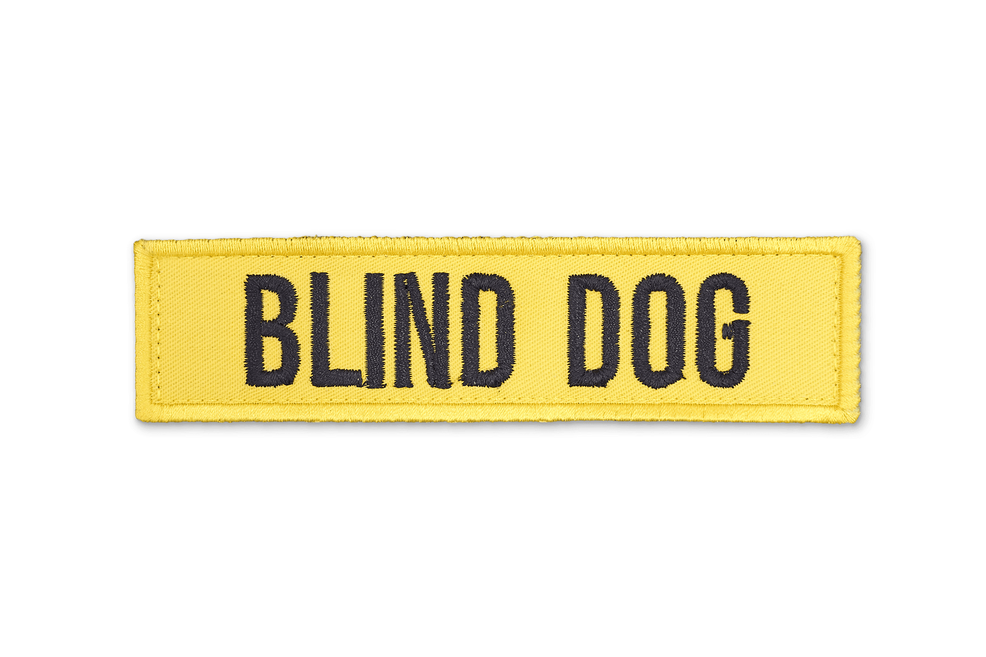 Blind Dog EmbroideYellow Patch - Yellow - On Your Barks Merch