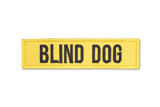 Blind Dog EmbroideYellow Patch - Yellow - On Your Barks Merch