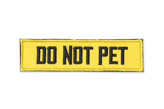 Do not Pet Embroidered Patch - On Your Barks Merch