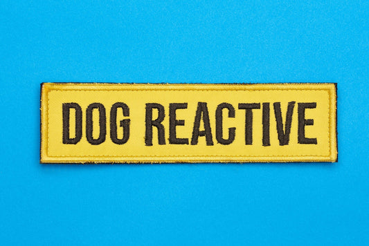 Dog Reactive Embroidered Patch - On Your Barks Merch