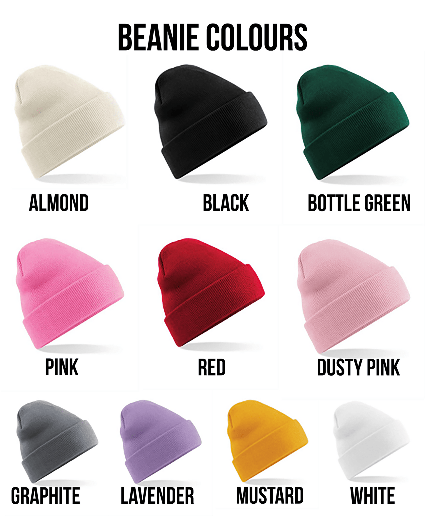 Paw Embroidered Beanie - On Your Barks Merch