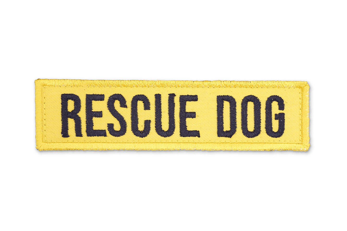 Rescue Dog EmbroideYellow Patch - Yellow - On Your Barks Merch