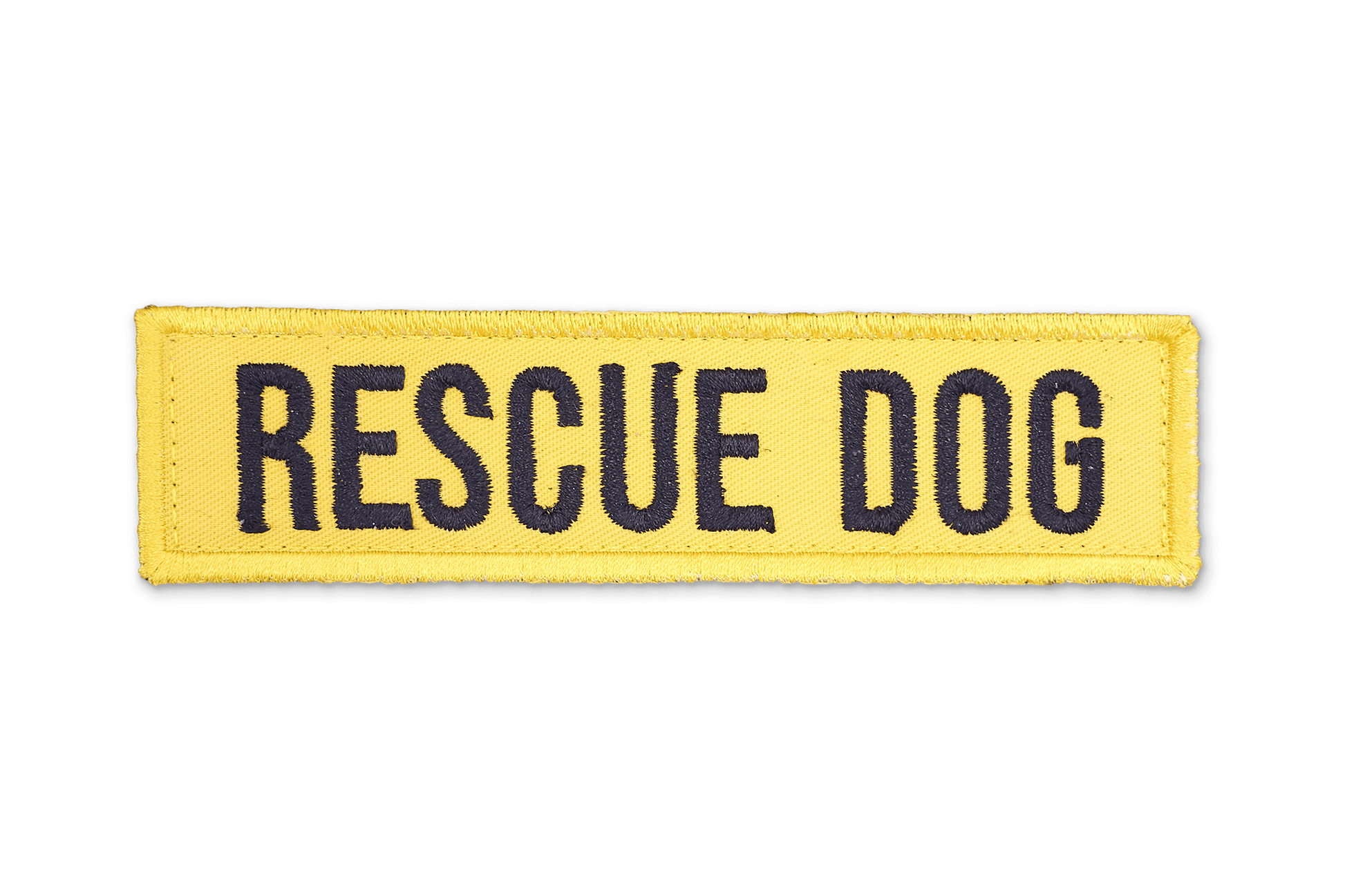 Rescue Dog EmbroideYellow Patch - Yellow - On Your Barks Merch