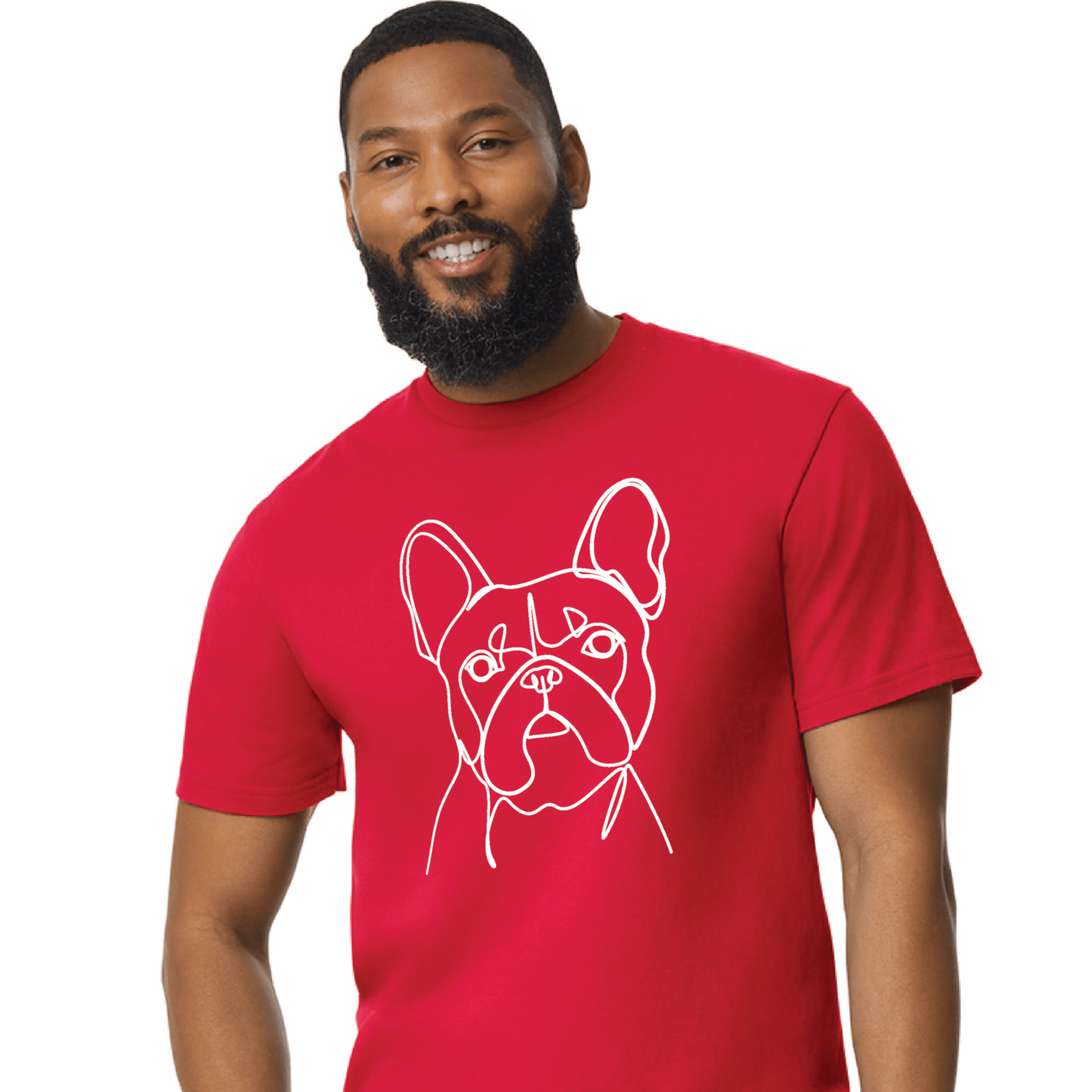 Single Line Art Portrait - Frenchie - On Your Barks Merch