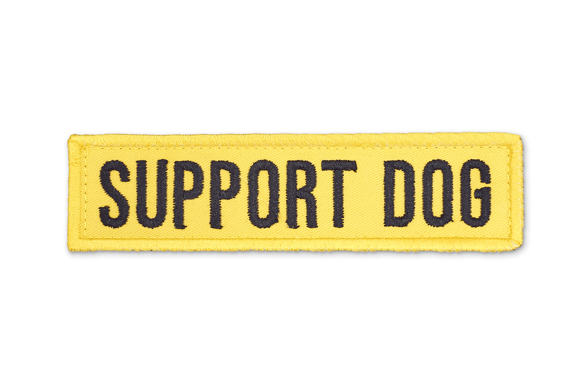 Support Dog EmbroideYellow Patch - Yellow - On Your Barks Merch