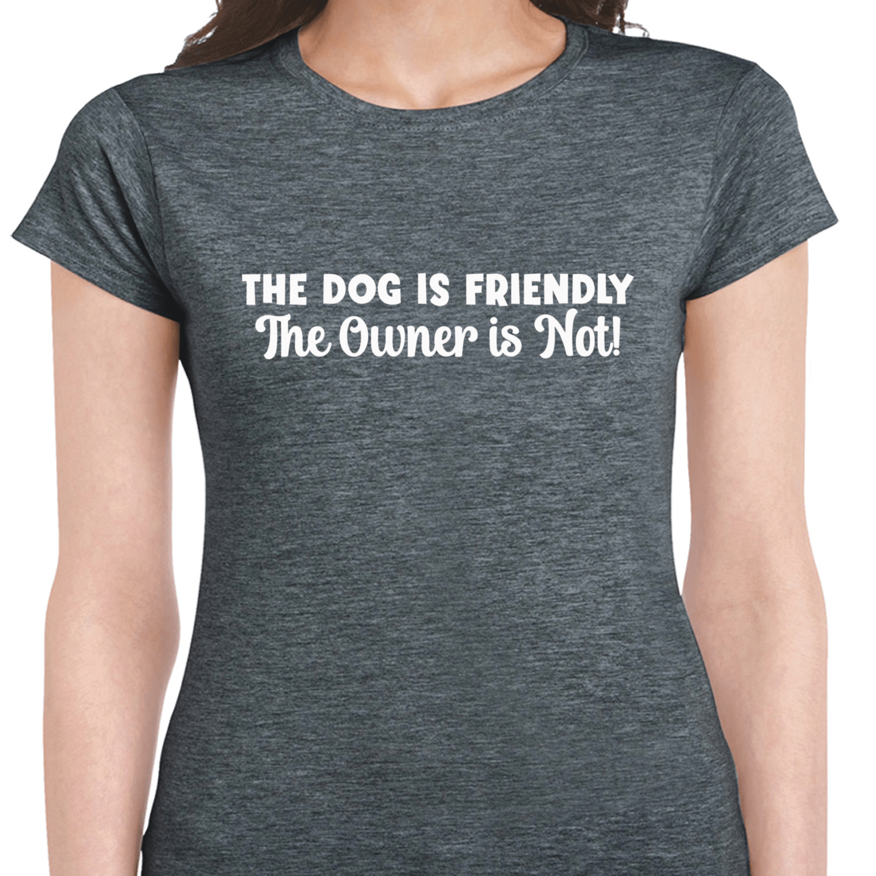 The Dog is Friendy, The Owner is Not! T-Shirt - On Your Barks Merch