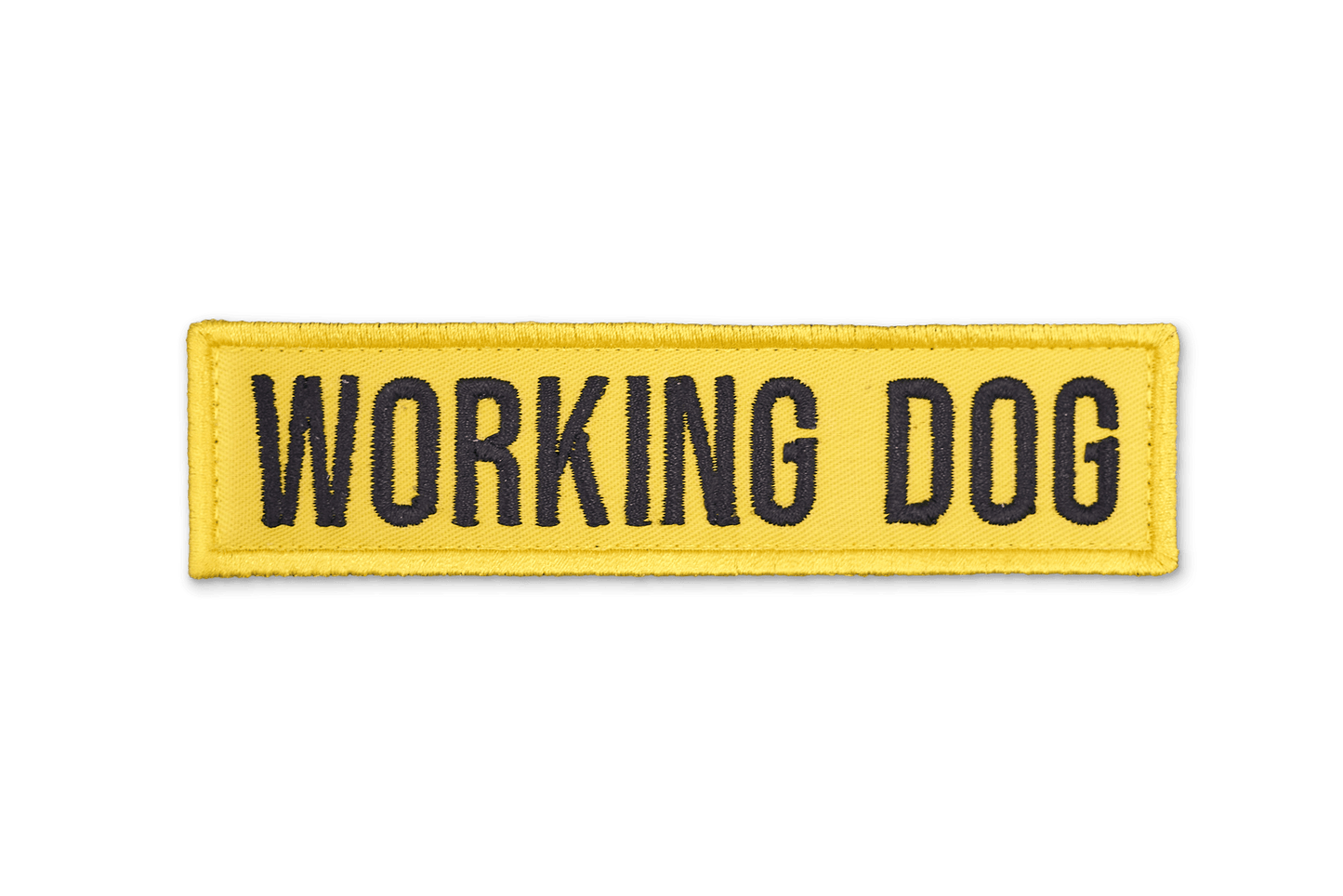 Working Dog EmbroideYellow Patch - Yellow - On Your Barks Merch