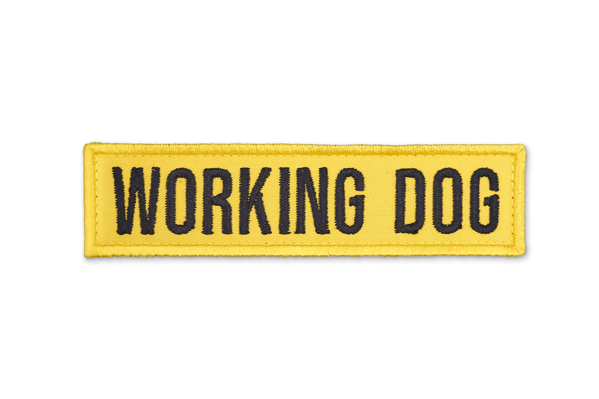 Working Dog EmbroideYellow Patch - Yellow - On Your Barks Merch